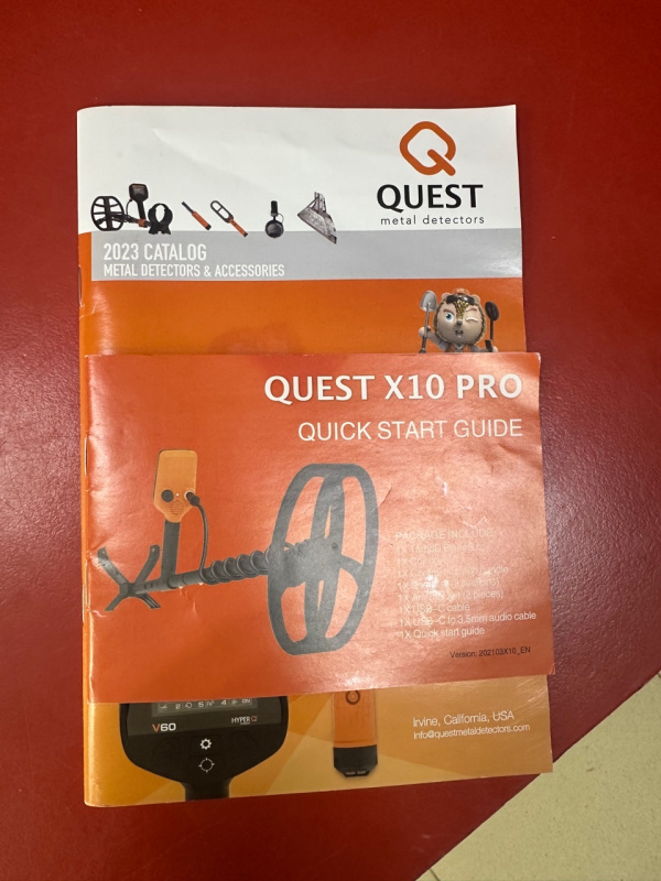 Мталлоискатель Quest X10 PRO