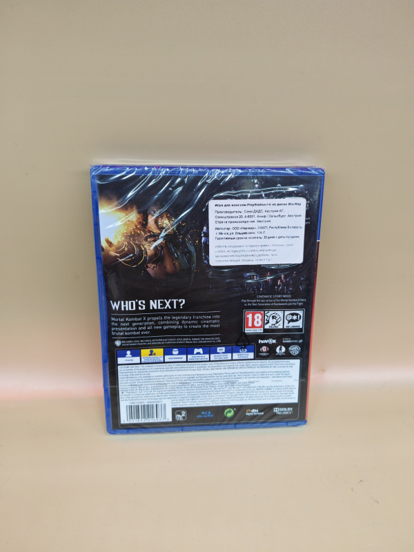 Игра Sony ps4 mortal coombat x