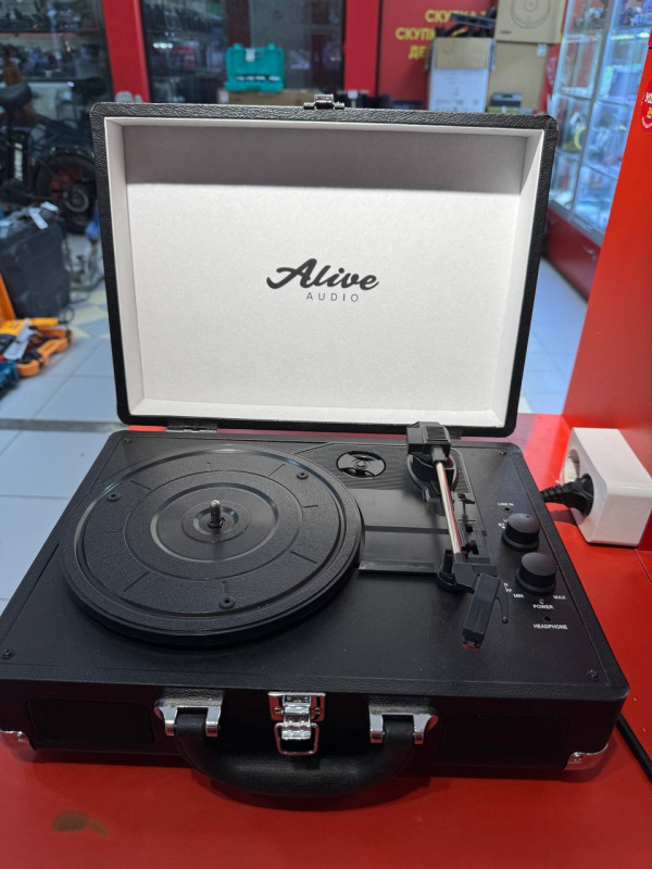Музыкальный центр Alive Виниловый проигрыватель Alive glm-01